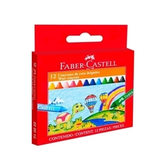 FABER -CASTELL 12 CRAYONES DE CERA