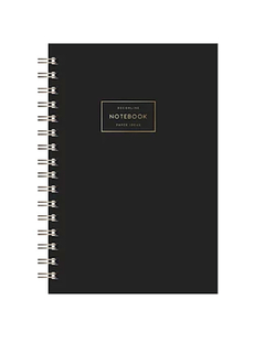 CUADERNO A5 NEGRO