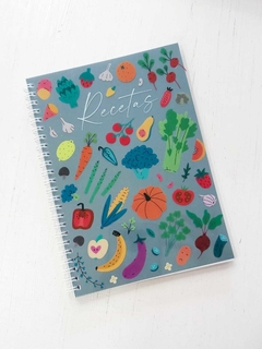 CUADERNO DE RECETAS GRIS