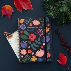 CUADERNO GRANDE DE VIAJE FLORES