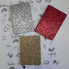 CUADERNOS CON GLITTER