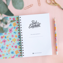 CUADERNO GRANDE FLORES - comprar online