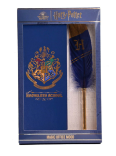 SET CUADERNO Y PLUMA HARRY POTTER