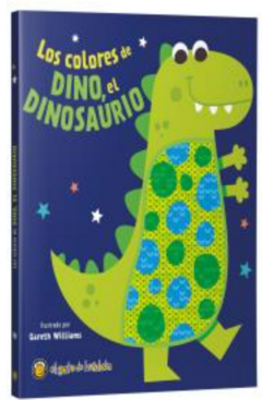 LOS COLORES DE DINO, EL DINOSAURIO - LENTEJUELAS - TD