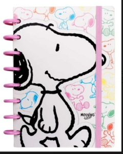 SNOOPY-CUADERNO CON SISTEMA DISCOS-MOOVING LOOP