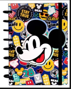 MICKEY MOUSE- CUADERNO CON SISTEMA DISCOS-MOOVING LOOP