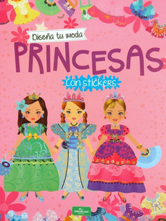 DISEÑA TU MODA: PRINCESAS CON STICKERS