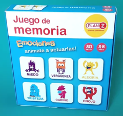 JUEGO DE MEMORIA: EMOCIONES- PLAN Z