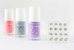 SET DE ESMALTES AL AGUA -COLORERIA - comprar online