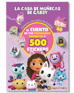 500 Stickers LA CASA DE MUÑECAS DE GABBY