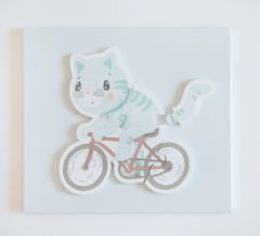 ROMPECABEZAS MAGNÈTICO BICICLETA GATITO