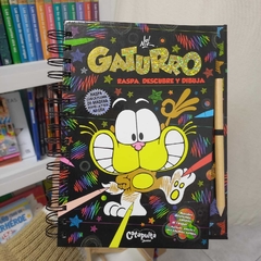 GATURRO RASPA, DESCUBRE Y DIBUJA