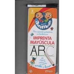 MINI ABREMENTE PARA ESCRIBIR Y BORRAR : IMPRENTA MAYÚSCULA