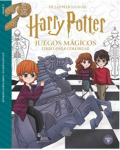 HARRY POTTER- JUEGOS MAGICOS-LIBRO PARA COLOREAR