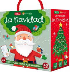 LEE Y DESCUBRE LA NAVIDAD LIBRO + PUZLE SASSI