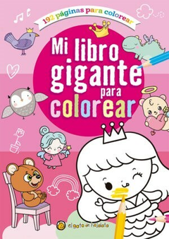 MI LIBRO GIGANTE PARA COLOREAR: ROSA