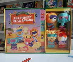 LOS HEROES DE LA SABANA - CAJA CON LIBRO Y TITERES