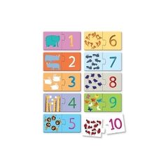 PUZZLE VERTICAL : LOS NUMEROS - 2 PIEZAS - comprar online