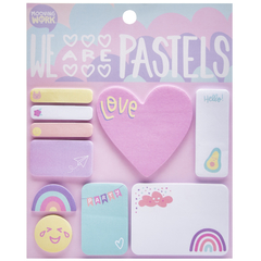 PASTEL SET NOTAS ADHESIVAS