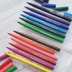 MARCADOR PELIKAN MARKANA PUNTA PINCEL X 12 LETTERING - comprar online