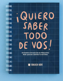 DIARIO: QUIERO SABER TODO DE VOS! - tienda online