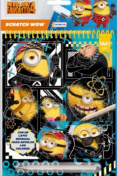 SCRATCH WOW- MI VILLANO FAVORITO 4-MINIONS