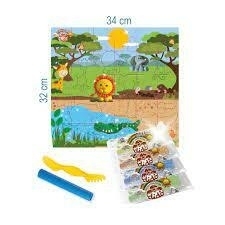 MASA GLITTER DIDO + PUZZLE SELVA - comprar online