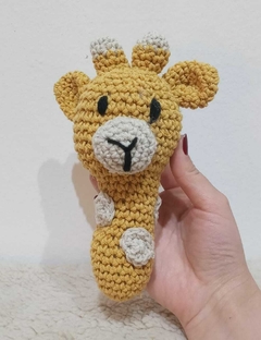 AMIGURUMI SONAJERO JIRAFA