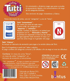 TUTTI FRUTTI-BONTUS - comprar online