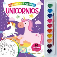 ACUARELAS DIVERTIDAS:UNICORNIOS