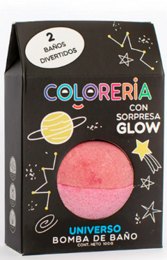 BOMBA DE BAÑO CON SORPRESA GLOW- COLORERIA - comprar online