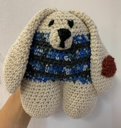 AMIGURUMI PERRO AZUL