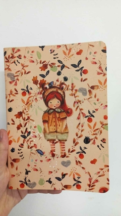 LIBRETA GRANDE NIÑA OTOÑO - REGINA