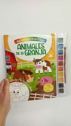 ACUARELAS DIVERTIDAS: ANIMALES DE LA GRANJA