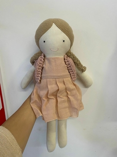 MUÑECO DE TELA: MUÑECA NENA VESTIDO GRANDE