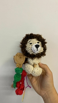 AMIGURUMI LEÓN CON ARGOLLA DIDACTICA