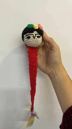 AMIGURUMI MARCA PÁGINAS FRIDA KAHLO