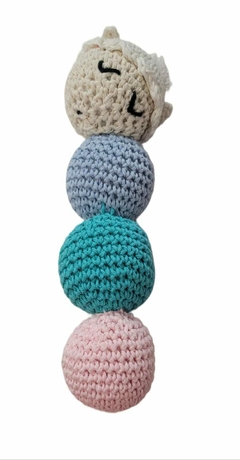 AMIGURUMI ORUGA 3 COLORES