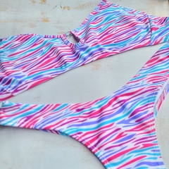 bikini estampada top y less - comprar online