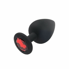 Plug Anal de Silicone - com Pedra G