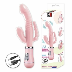 Vibrador de Ponto G e Clitóris - Recarregável - 3 em 1 - SI