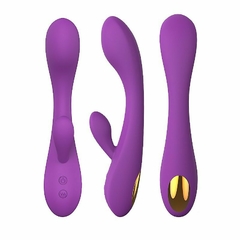 Vibrador Ponto G com Estimulador de Clitóris - Boom - S-Hande