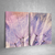 Composição em Canvas Flor dente de leão rosa 2 telas - comprar online
