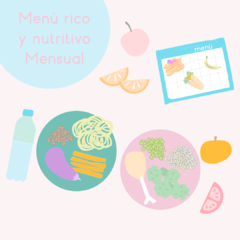 EBOOK ‘’MENÚ RICO Y NUTRITIVO MENSUAL‘’