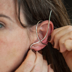 Imagem do Mira - ear cuff / brinco solitário de encaixe - esquerdo
