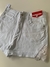 short branco jeans feminino