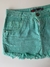 Mini Saia Jeans Verde tam. 34 - comprar online