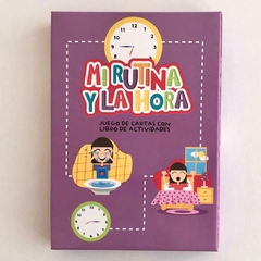 Flashcards: Mi rutina y la hora. Libro de actividades en internet