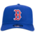 Bone 9FORTY A-Frame Snapback MLB Boston Red Sox Core Aba Curva Azul Royal.