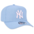 Bone 9FORTY A-Frame Snapback MLB New York Yankees Aba Curva Azul. na internet